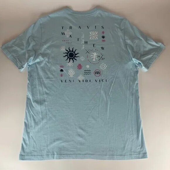 Lot of 6 Travis Mathew Golf Mulitcolor Short Sleeve Crewneck Shirts Mens XL - Picture 9 of 9